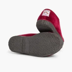 Zapatillas<Pisamonas Zapatilla Terciopelo Con Cordones