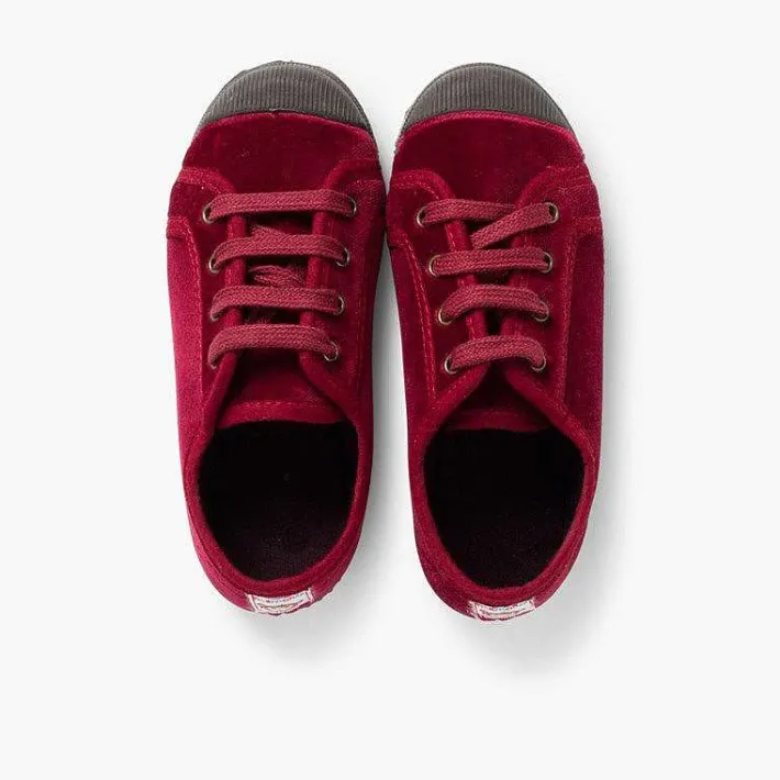 Zapatillas<Pisamonas Zapatilla Terciopelo Con Cordones