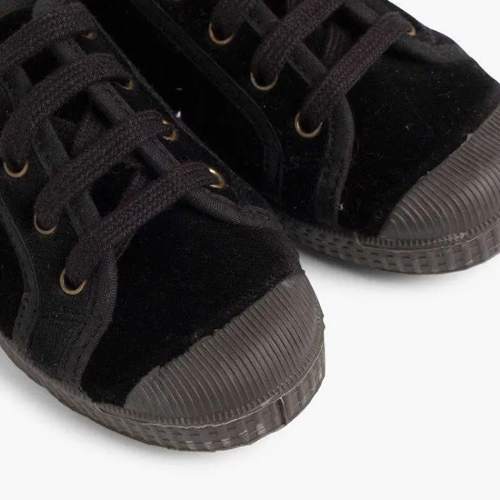Zapatillas<Pisamonas Zapatilla Terciopelo Con Cordones