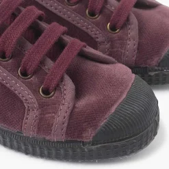 Zapatillas<Pisamonas Zapatilla Terciopelo Con Cordones