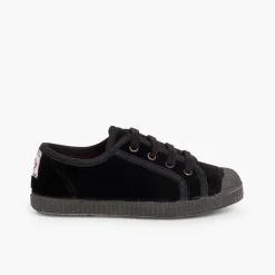 Zapatillas<Pisamonas Zapatilla Terciopelo Con Cordones