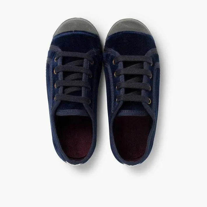 Zapatillas<Pisamonas Zapatilla Terciopelo Con Cordones