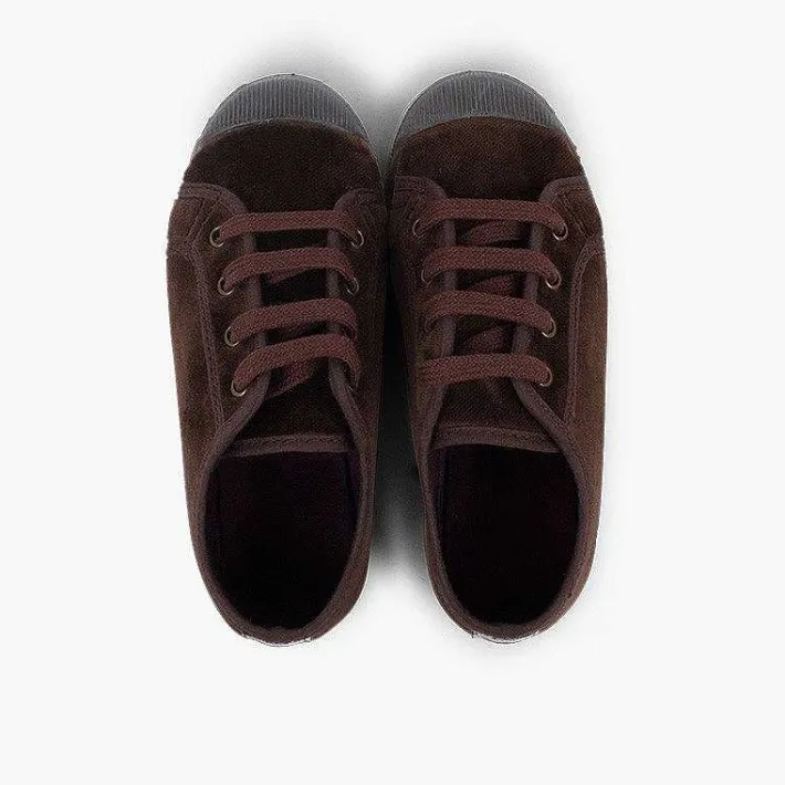 Zapatillas<Pisamonas Zapatilla Terciopelo Con Cordones