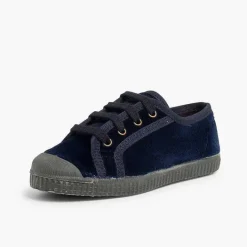 Zapatillas<Pisamonas Zapatilla Terciopelo Con Cordones