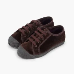 Zapatillas<Pisamonas Zapatilla Terciopelo Con Cordones