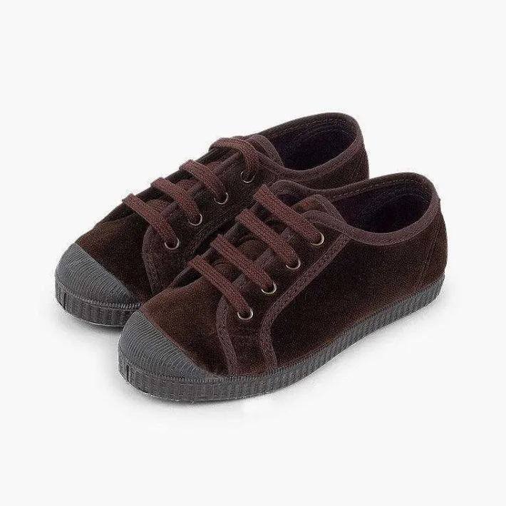 Zapatillas<Pisamonas Zapatilla Terciopelo Con Cordones