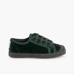 Zapatillas<Pisamonas Zapatilla Terciopelo Con Cordones