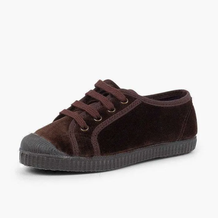 Zapatillas<Pisamonas Zapatilla Terciopelo Con Cordones