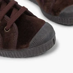 Zapatillas<Pisamonas Zapatilla Terciopelo Con Cordones