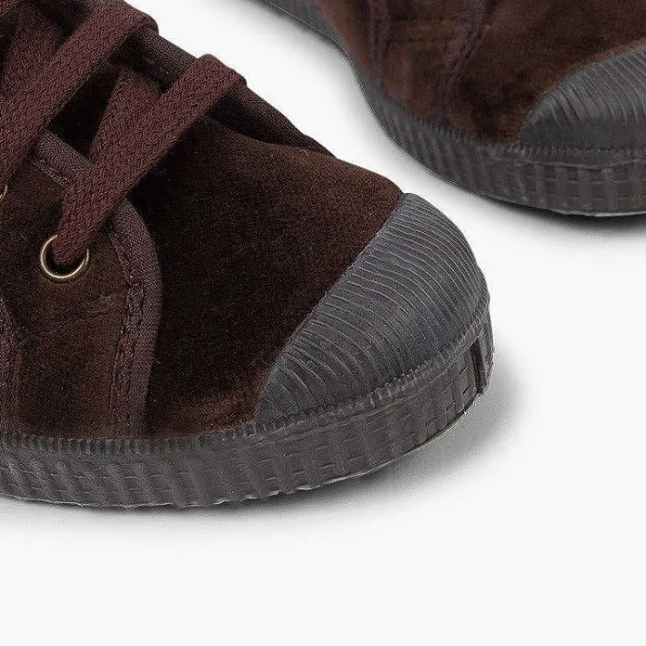 Zapatillas<Pisamonas Zapatilla Terciopelo Con Cordones