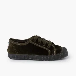 Zapatillas<Pisamonas Zapatilla Terciopelo Con Cordones