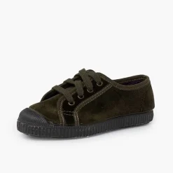 Zapatillas<Pisamonas Zapatilla Terciopelo Con Cordones