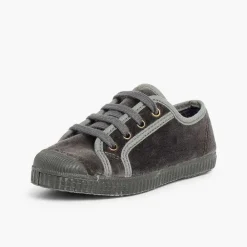 Zapatillas<Pisamonas Zapatilla Terciopelo Con Cordones