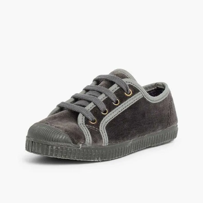 Zapatillas<Pisamonas Zapatilla Terciopelo Con Cordones