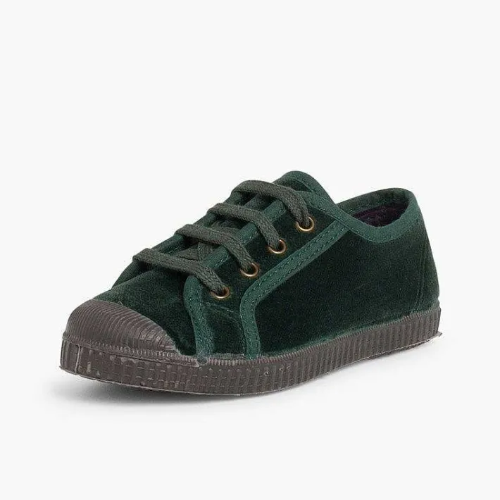 Zapatillas<Pisamonas Zapatilla Terciopelo Con Cordones
