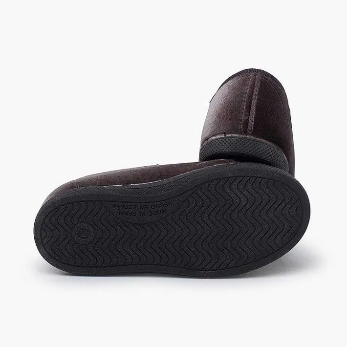 Zapatillas<Pisamonas Zapatilla Terciopelo Cordon Faya