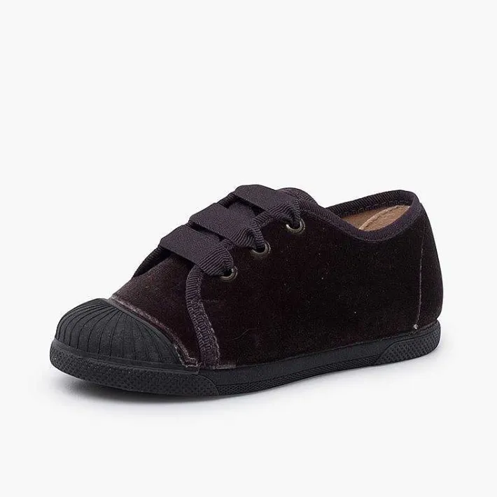 Zapatillas<Pisamonas Zapatilla Terciopelo Cordon Faya