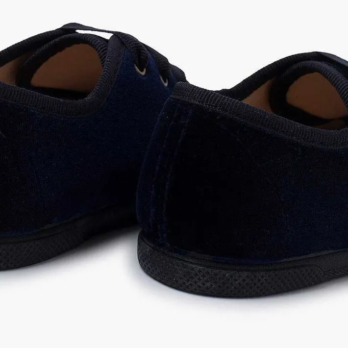 Zapatillas<Pisamonas Zapatilla Terciopelo Cordon Faya