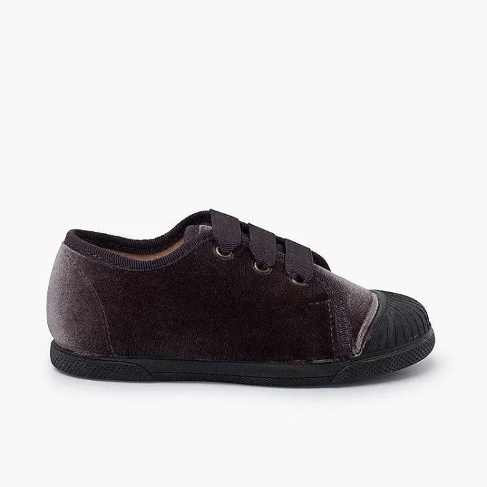 Zapatillas<Pisamonas Zapatilla Terciopelo Cordon Faya