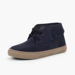 Zapatillas<Pisamonas Zapatillas Altas Con Flecos Para Niños