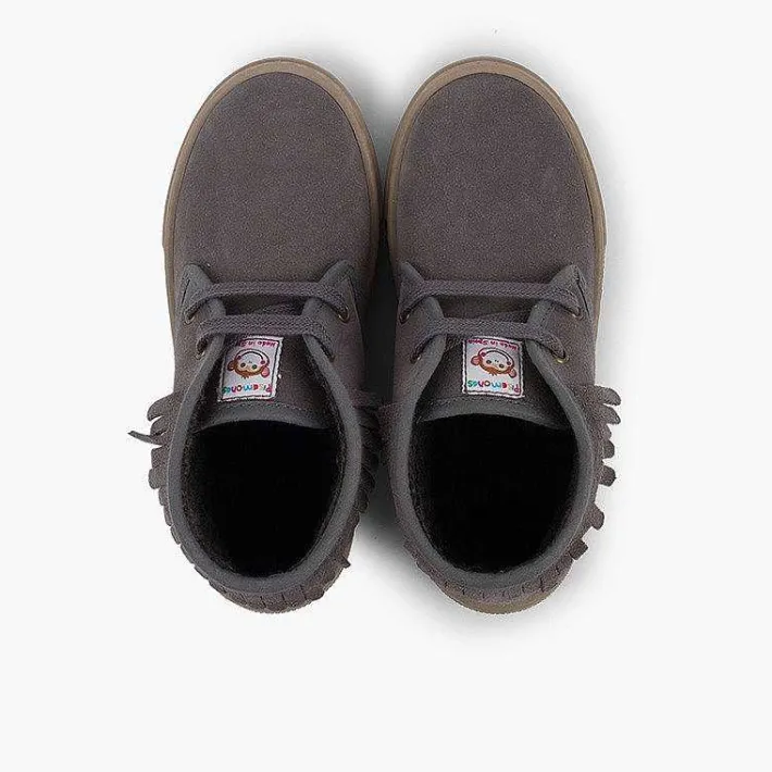 Zapatillas<Pisamonas Zapatillas Altas Con Flecos Para Niños