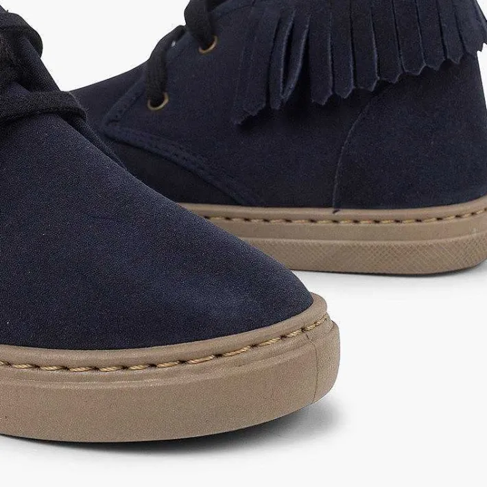 Zapatillas<Pisamonas Zapatillas Altas Con Flecos Para Niños