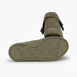 Zapatillas<Pisamonas Zapatillas Altas Con Flecos Para Niños