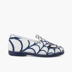 Zapatillas Casa<Pisamonas Zapatillas Bajas Andar Por Casa Tela Arana Color Gris Y Azul