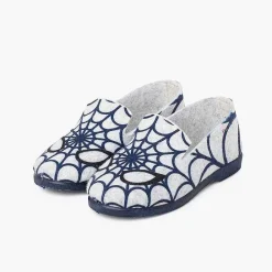 Zapatillas Casa<Pisamonas Zapatillas Bajas Andar Por Casa Tela Arana Color Gris Y Azul