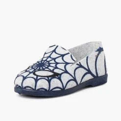 Zapatillas Casa<Pisamonas Zapatillas Bajas Andar Por Casa Tela Arana Color Gris Y Azul