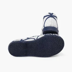 Zapatillas Casa<Pisamonas Zapatillas Bajas Andar Por Casa Tela Arana Color Gris Y Azul