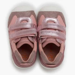 Zapatos Colegiales<Pisamonas Zapatillas Biomecanics Doble Tira Adherente Corona Color Rosa