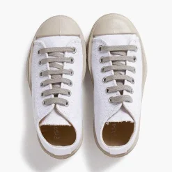 Zapatillas<Pisamonas Zapatillas Blancas Puntera Y Cordones Color Color Blanco Y Arena
