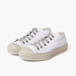 Zapatillas<Pisamonas Zapatillas Blancas Puntera Y Cordones Color Color Blanco Y Arena