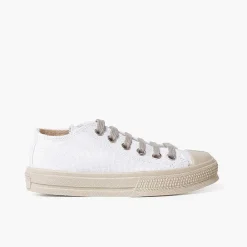 Zapatillas<Pisamonas Zapatillas Blancas Puntera Y Cordones Color Color Blanco Y Arena