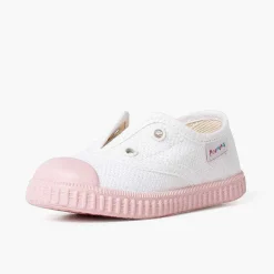 Zapatillas<Pisamonas Zapatillas Blancas Sin Cordones Suela Colores