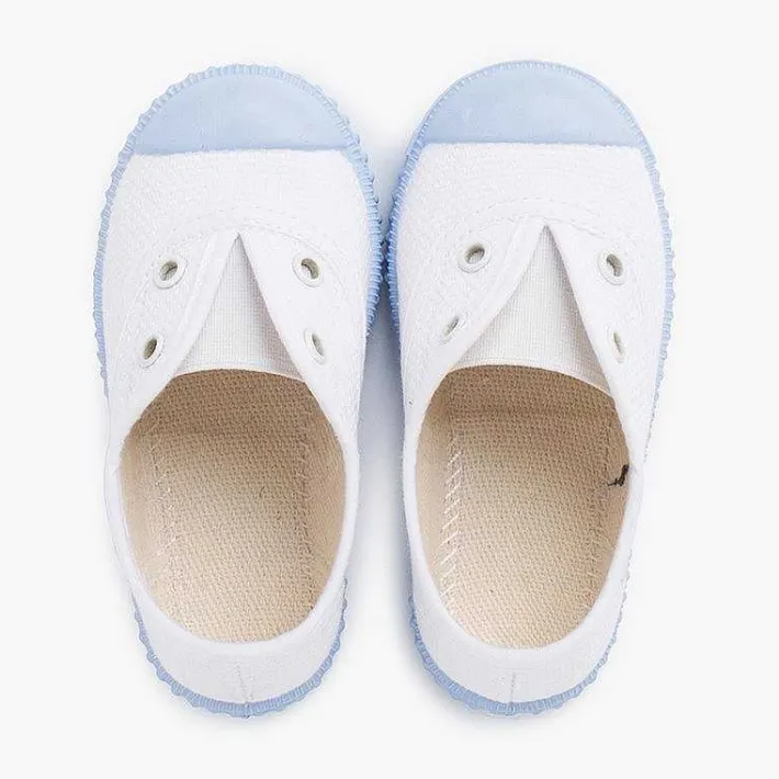Zapatillas<Pisamonas Zapatillas Blancas Sin Cordones Suela Colores