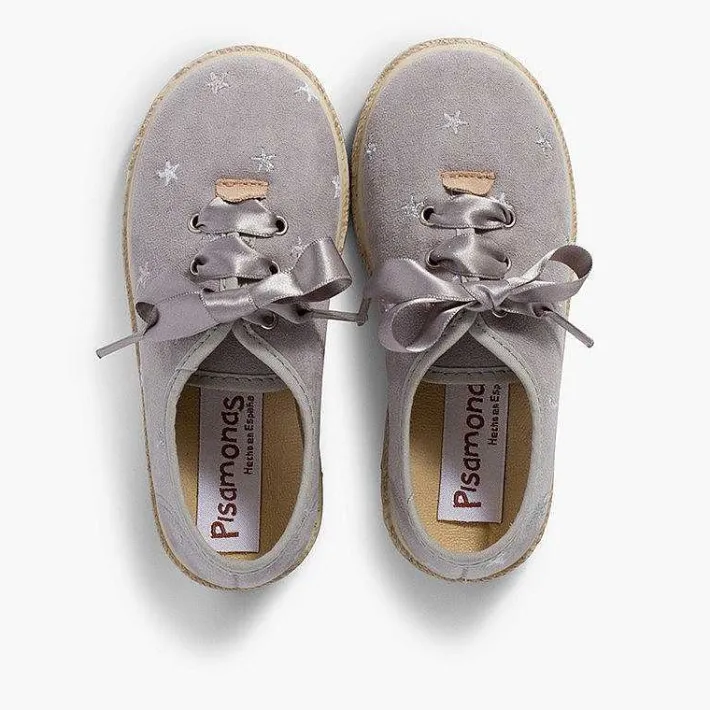 Zapatillas<Pisamonas Zapatillas Bordado Estrellas Cordones Raso