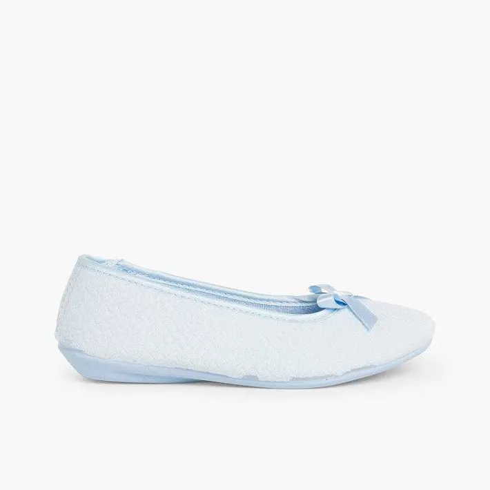 Zapatillas Casa<Pisamonas Zapatillas Casa Bailarina Con Lazo