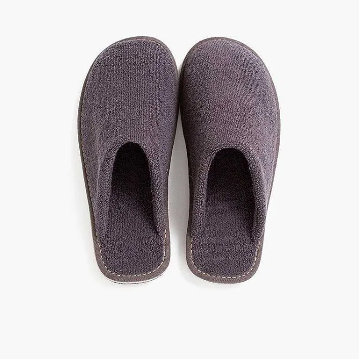 Zapatillas Casa<Pisamonas Zapatillas Casa Cerradas Toalla Niño Color Gris Oscuro