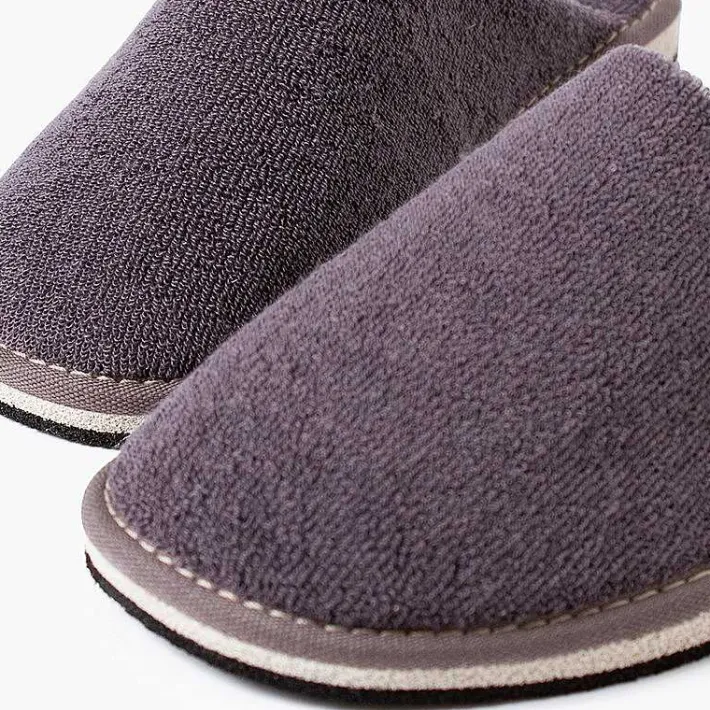 Zapatillas Casa<Pisamonas Zapatillas Casa Cerradas Toalla Niño Color Gris Oscuro