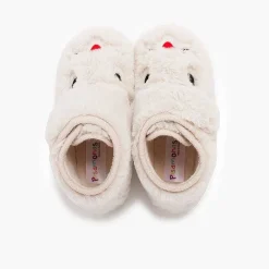 Zapatillas Casa<Pisamonas Zapatillas Casa Conejito Pelo Suave Color Crudo