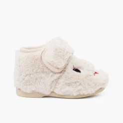 Zapatillas Casa<Pisamonas Zapatillas Casa Conejito Pelo Suave Color Crudo