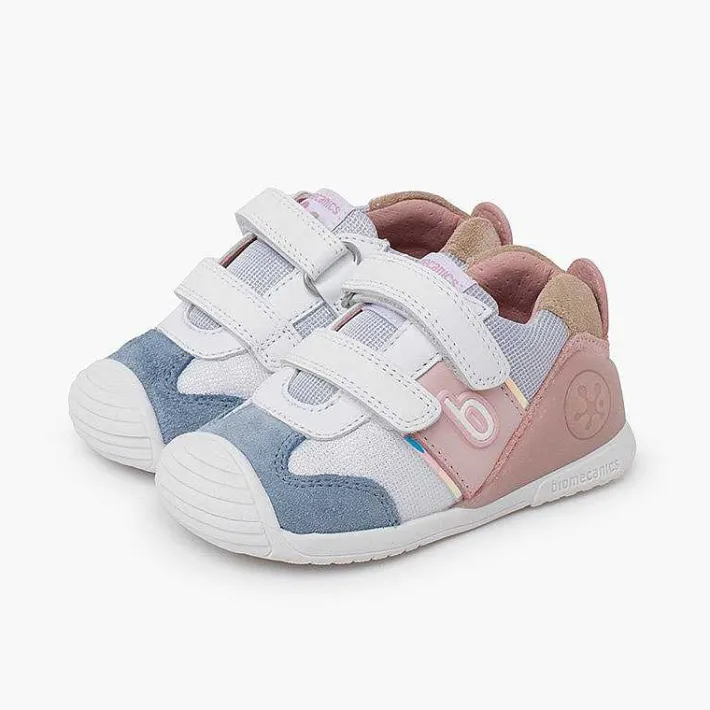 Zapatillas<Pisamonas Zapatillas Colores Pastel Biomecanics Color Rosa Y Azul