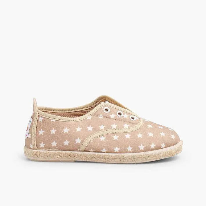 Zapatillas<Pisamonas Zapatillas Con Estrellas Sin Cordones