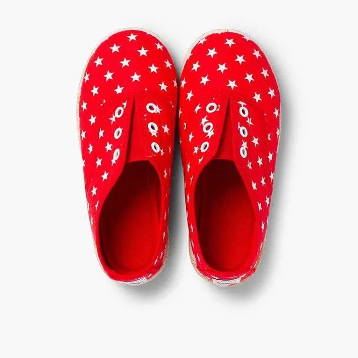 Zapatillas<Pisamonas Zapatillas Con Estrellas Sin Cordones