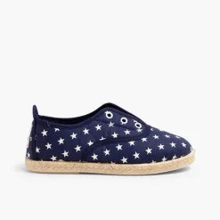 Zapatillas<Pisamonas Zapatillas Con Estrellas Sin Cordones