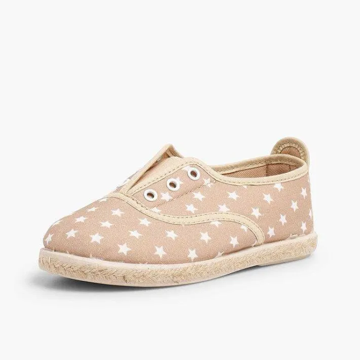 Zapatillas<Pisamonas Zapatillas Con Estrellas Sin Cordones