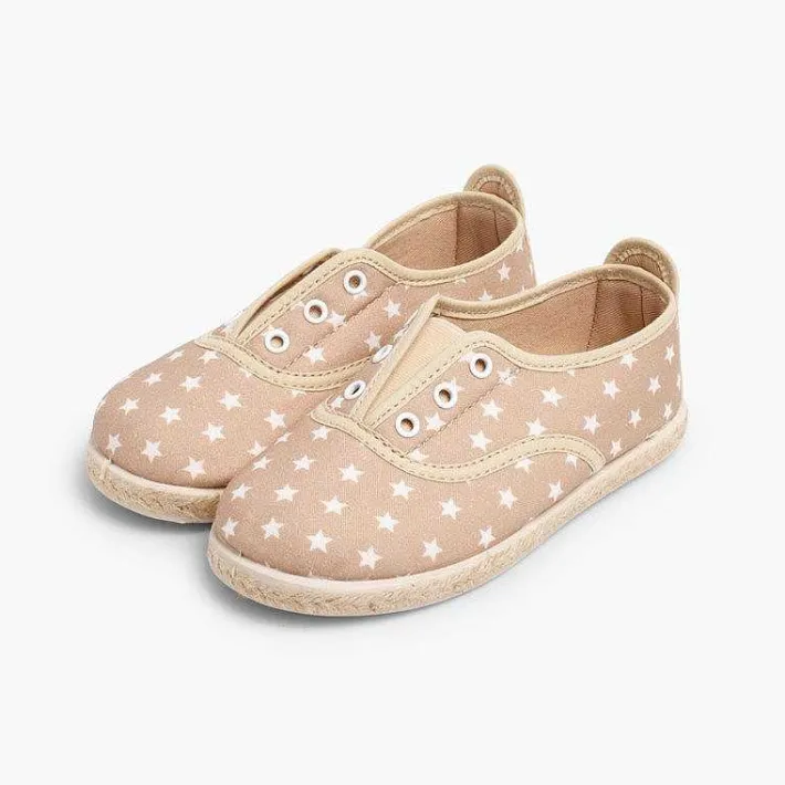 Zapatillas<Pisamonas Zapatillas Con Estrellas Sin Cordones