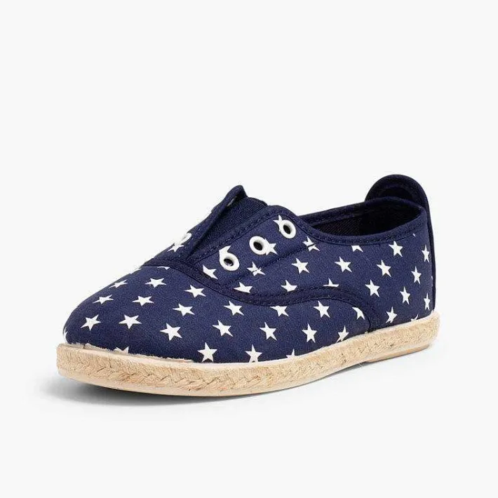 Zapatillas<Pisamonas Zapatillas Con Estrellas Sin Cordones
